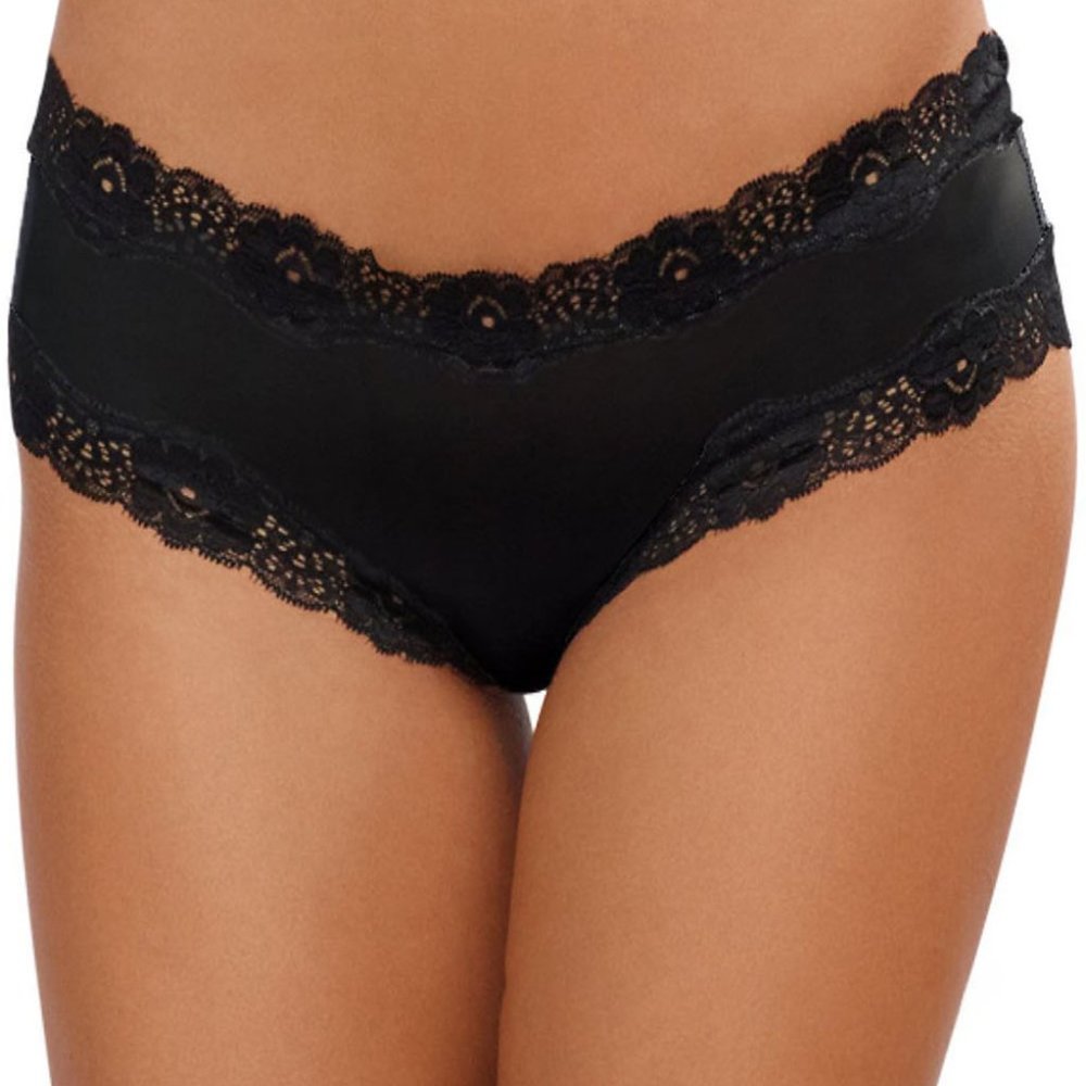 Black Hollow Out Lace Underwear